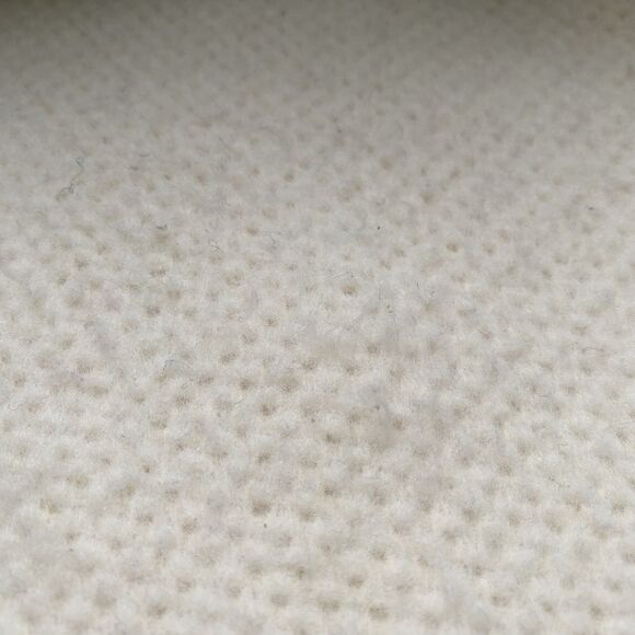 Vintage Touch of Glass Virgin Acrylic Blanket 88x66" Ivory Satin Trim Made USA - Picture 6 of 10